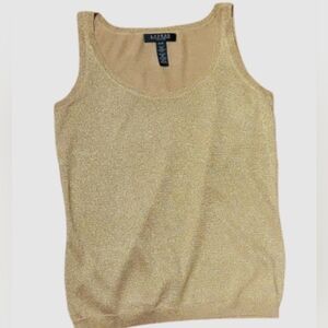 🆕️Lauren Ralph Lauren Golden sleeveless top